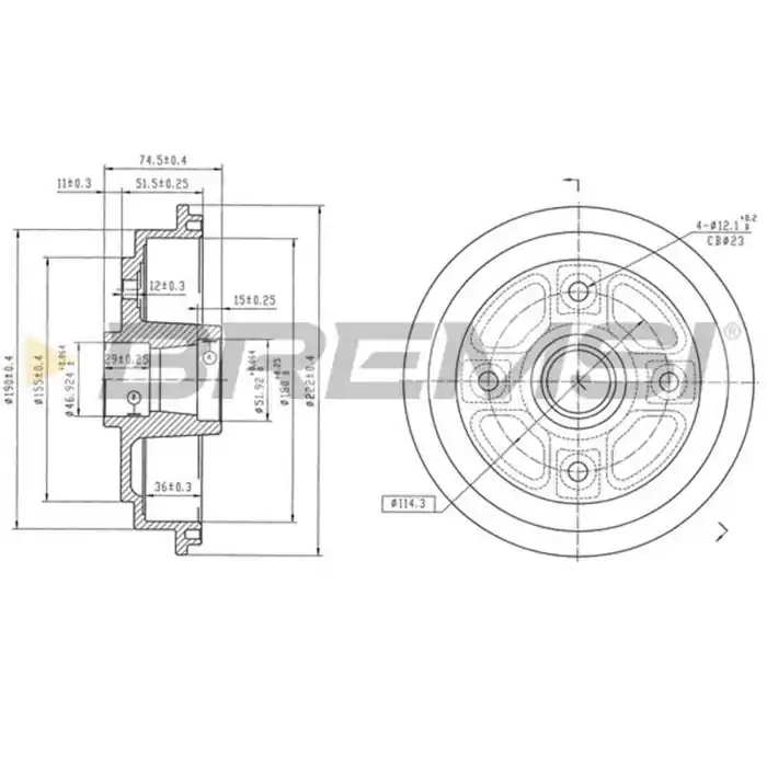 Tamburo Freno Posteriore Suzuki Swift Ii 2 Volumi/coda Spiovente Cr5812 43511-62b00 Verniciato Bremsi Acquista Ora