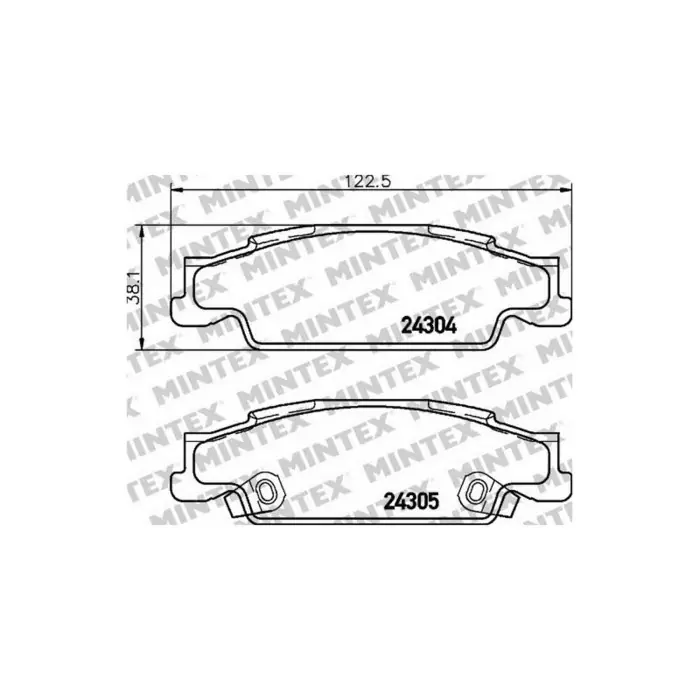 Offerta Limitata Pastiglie Freno Fiat Panda 1.3 D Multijet 4x4 2015 04-2019 12 Mintex