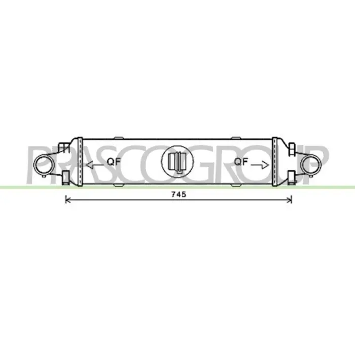 Vendita Finale Intercooler Per Mercedes C Class (w204/s204) Dal 2007 Al 2010