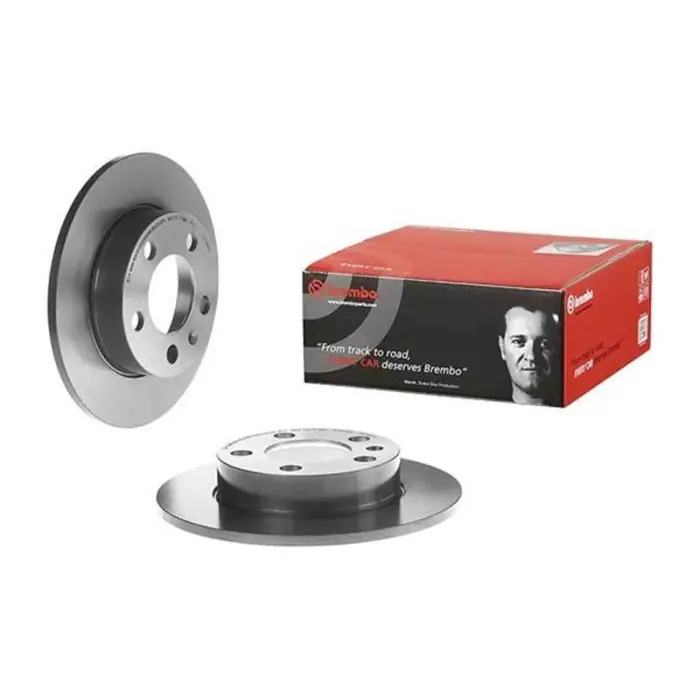 Saldi Coppia Dischi Freno 08.7165.11 BREMBO per AUDI VW SEAT SKODA