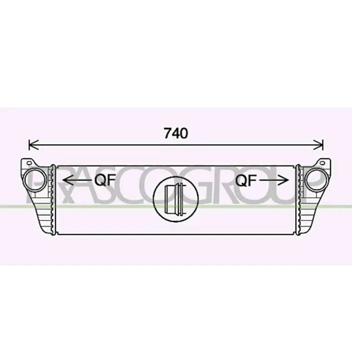 Super Prezzo Intercooler Per Mercedes V Class - Vito (w639) Dal 2010 Al 2014