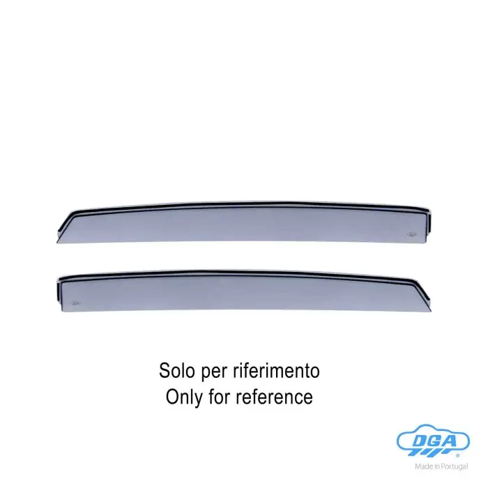 Di Tendenza Set Deflettori Aria Posteriori Ad Incastro Nissan Qashqai Posteriori Ad Incastro Deflettori Aria Su Misura Dga Dgb17039r