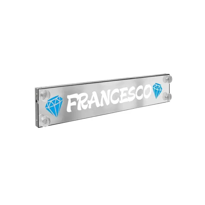 Laser Mono Tabella Personalizzabile A Led 12/24v 75x13 5 Cm 6 8 Caratteri Tabelle Personalizzabili 12/24v Decorazioni Luminose Prezzo Ridotto