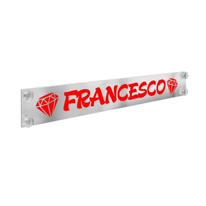 Plexi Fluo Tabella Personalizzabile 100x13 5 Cm 9 11 Caratteri Tabelle Personalizzabili 12/24v Decorazioni Luminose Offerta Del Giorno