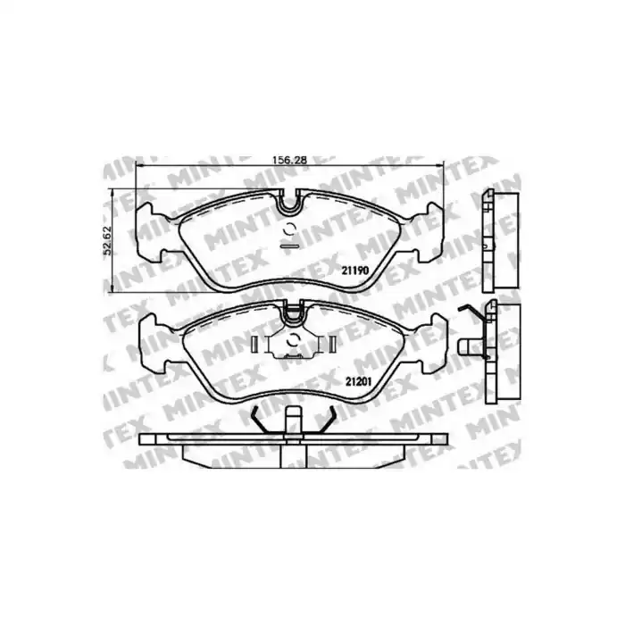 Pastiglie Freno Audi A3 Sportback 2.0 Tfsi 2004 09-2013 03 Mintex Pagamento Sicuro