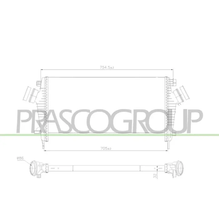 Intercooler Per Opel/vauxhall Insignia A Dal 2014 Al 2016 Offerta Del Giorno
