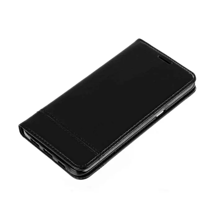 Prezzo Conveniente Wallet Folio Case Cover A Libro Samsung Galaxy S6 Edge+ Nero Custodie E Cover