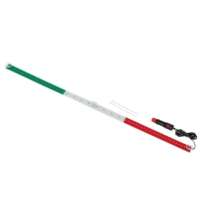 Must-Have Bandiera Luminosa 90 Cm 72 Led 24v Italia Bandiere Ed Emblemi Decorazioni Luminose