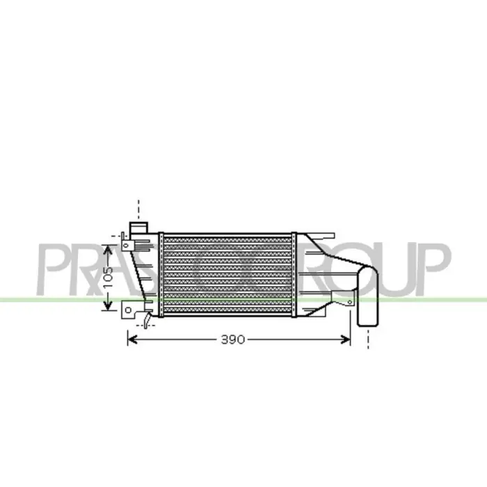 Intercooler Per Opel/vauxhall Astra H (a04) Dal 2004 Al 2006 Prezzo Ridotto