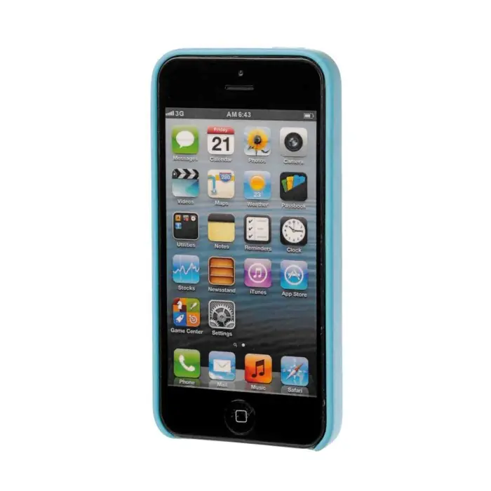 Skin Cover In Skeentex Apple Iphone 5/5s/se Azzurro Skin Cover In Skeentex Custodie E Cover Non Perdere