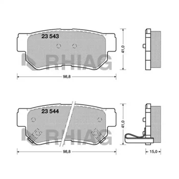 Acquista Ora Kit pastiglie freno, Freno a disco BD S441P STARLINE per HYUNDAI KIA SSANGYONG