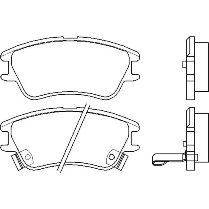 Occasione Kit pastiglie freno, Freno a disco BD S529P STARLINE per HYUNDAI