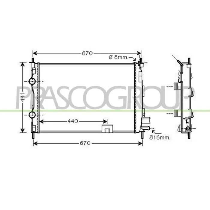 Direttamente Dal Produttore Radiatore Per Nissan Qashqai (j10) Dal 2006 Al 2010