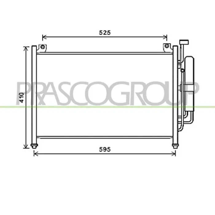 Condensatore Per Mazda 2 (de) Dal 2008 Al 2014 Acquista Ora
