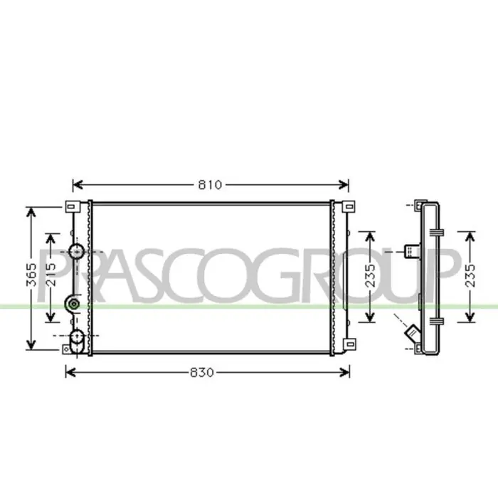 Non Perdere Radiatore Per Nissan Interstar Dal 1999 Al 2003