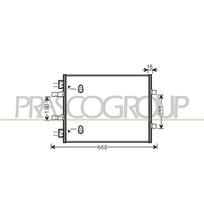 Condensatore Per Opel/vauxhall Vivaro Dal 2007 Al 2014 Prezzo Basso