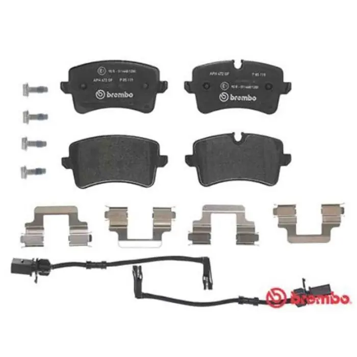 Kit pastiglie freno, Freno a disco P 85 119 BREMBO per AUDI PORSCHE Offerta Limitata
