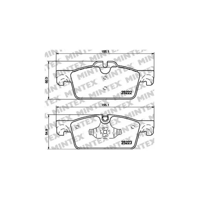 Pastiglie Freno Nissan Pixo 1.0 Lpg 2009 06-2019 12 Mintex Miglior Prezzo