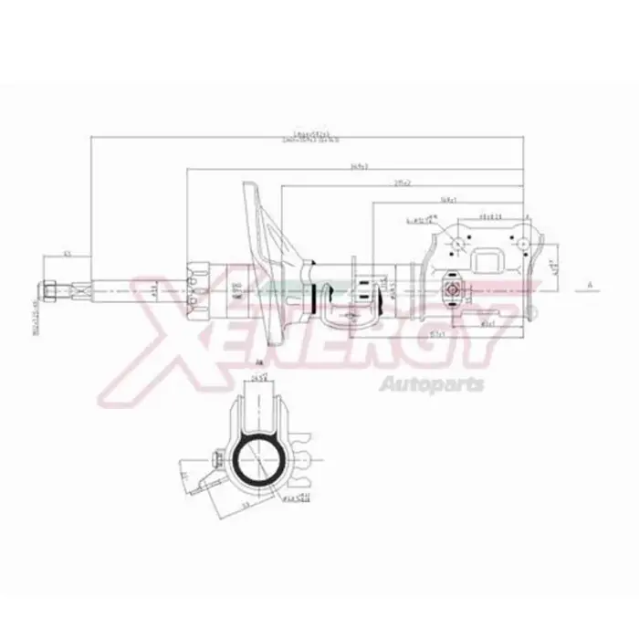 Ammortizzatore X507333 AP XENERGY per HYUNDAI Promo Stagionale