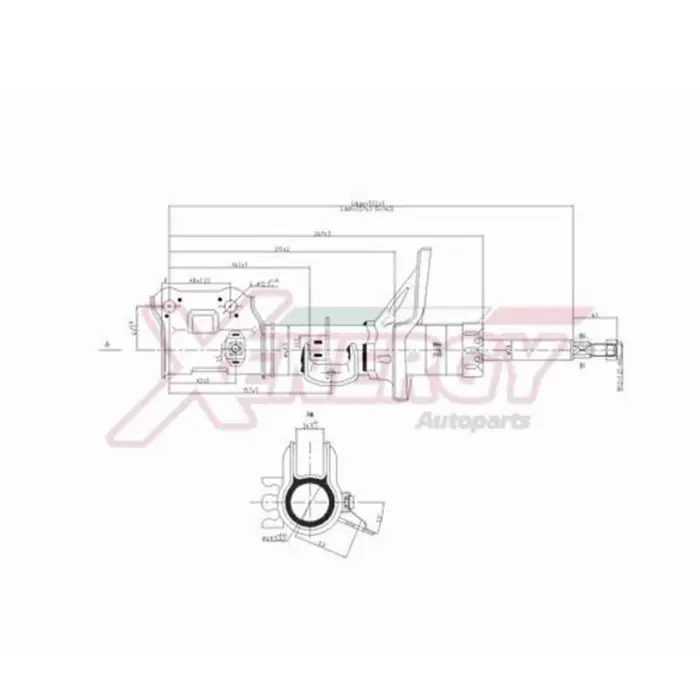 Prezzo Conveniente Ammortizzatore X506333 AP XENERGY per HYUNDAI