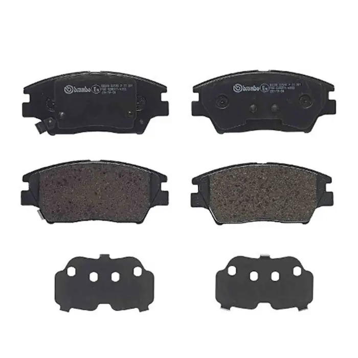 Prezzo Ridotto Kit pastiglie freno, Freno a disco P 77 001 BREMBO per SSANGYONG