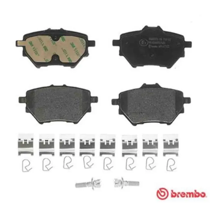 Kit pastiglie freno, Freno a disco P 61 122 BREMBO per PEUGEOT CITROEN TOYOTA DS Più Venduto