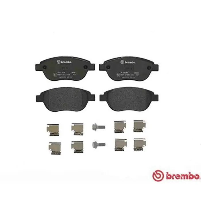 Prezzo Di Fabbrica Kit pastiglie freno, Freno a disco P 61 068 BREMBO per PEUGEOT CITROEN