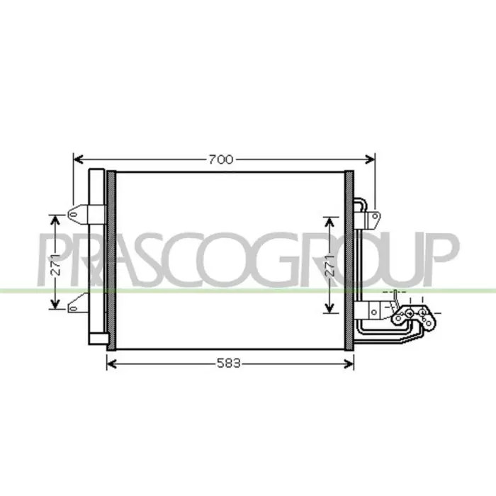 Condensatore Per Volkswagen Touran Dal 2003 Al 2006 Compra Adesso