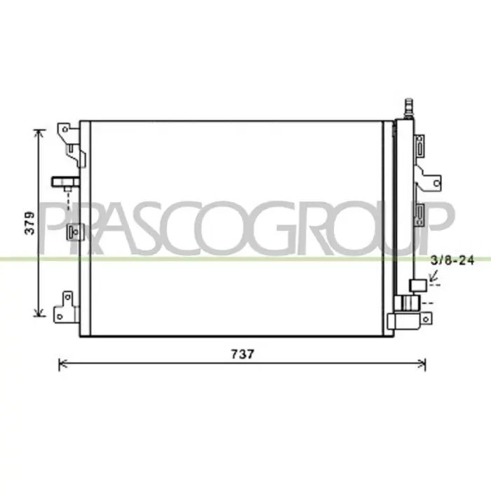 Condensatore Per Volvo Xc90 Dal 2002 Al 2006 Occasione