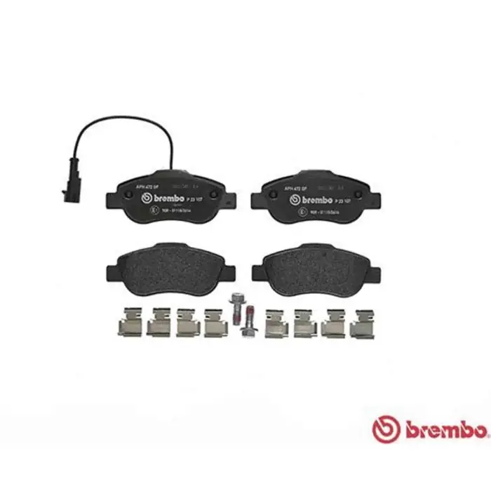 Kit pastiglie freno, Freno a disco P 23 107 BREMBO per FORD FIAT Promozione