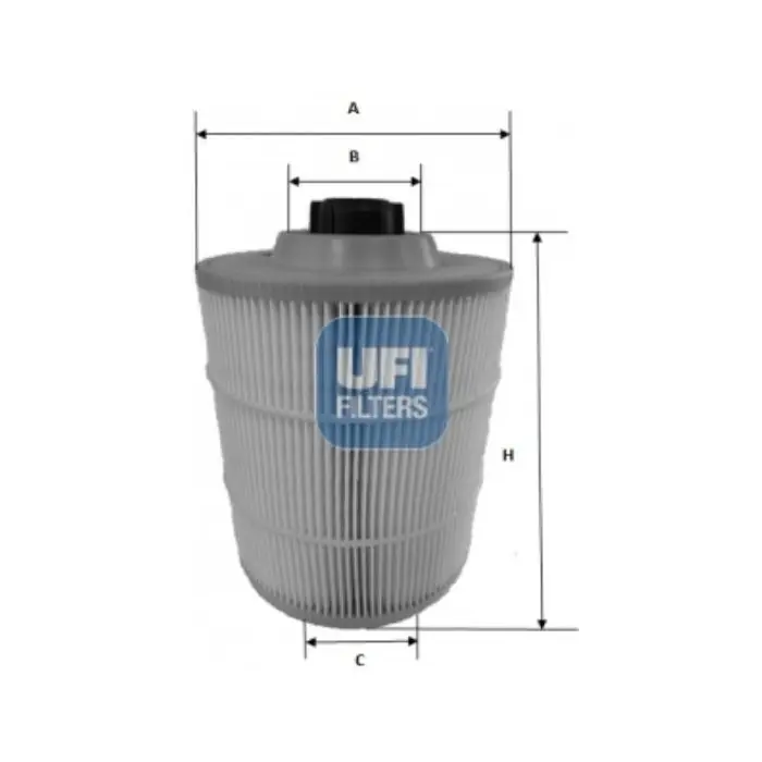 Filtro aria 27.A00.00 UFI per FORD Novità