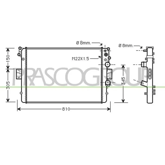 Super Prezzo Radiatore Per Iveco Daily S-2000 Dal 2000 Al 2006