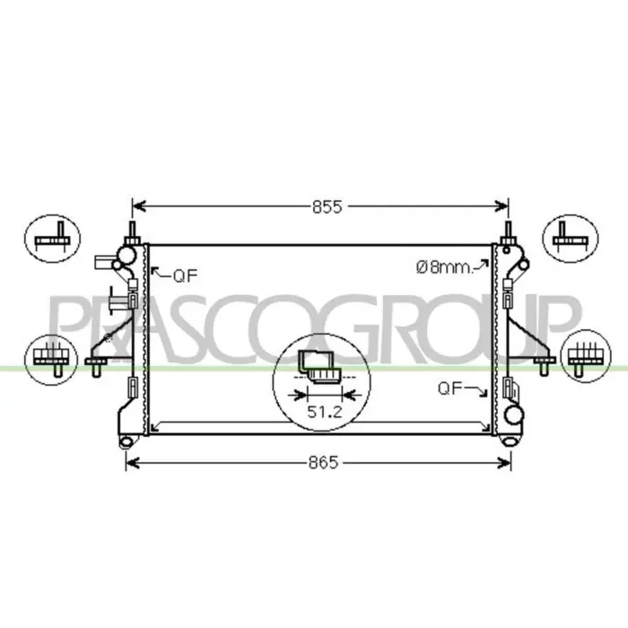 Radiatore Per Fiat Ducato Dal 2006 Al 2014 Spedizione Espresso
