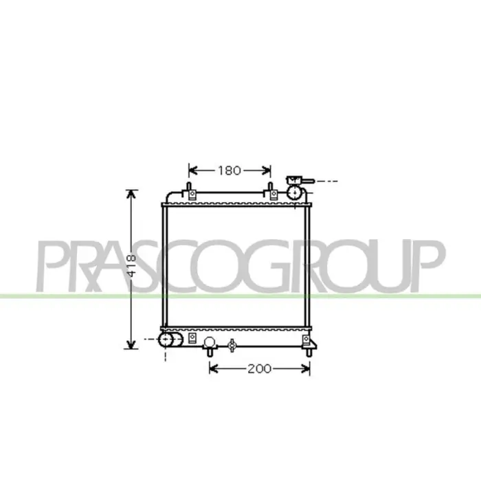 Radiatore Per Hyundai Accent Dal 2000 Al 2001 Esclusivo