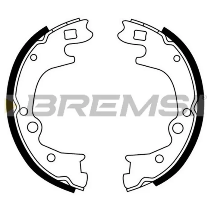 Kit Ganasce Freno Stazionamento Posteriore Mazda E Furgonato (sr2) Gf0748 S.f. Trw Bremsi Subito Disponibile