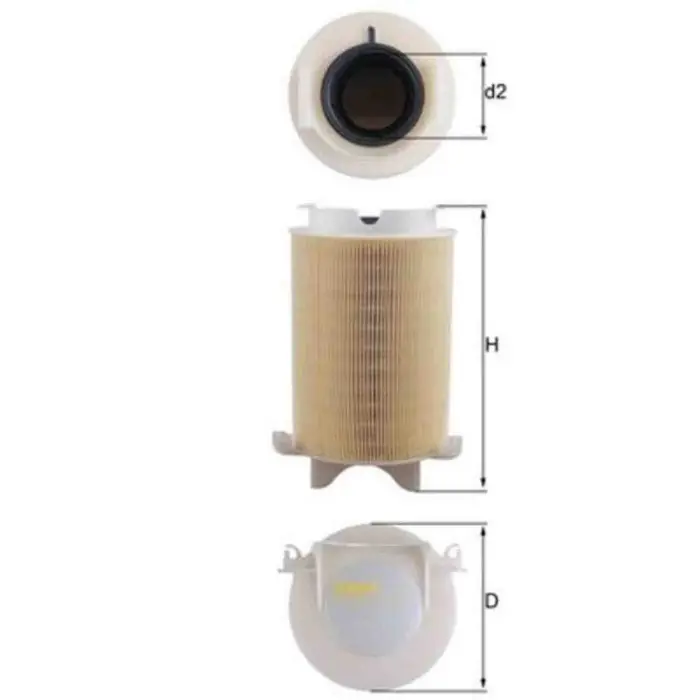 Bestseller Filtro aria LX 1566 KNECHT per AUDI VW SEAT SKODA