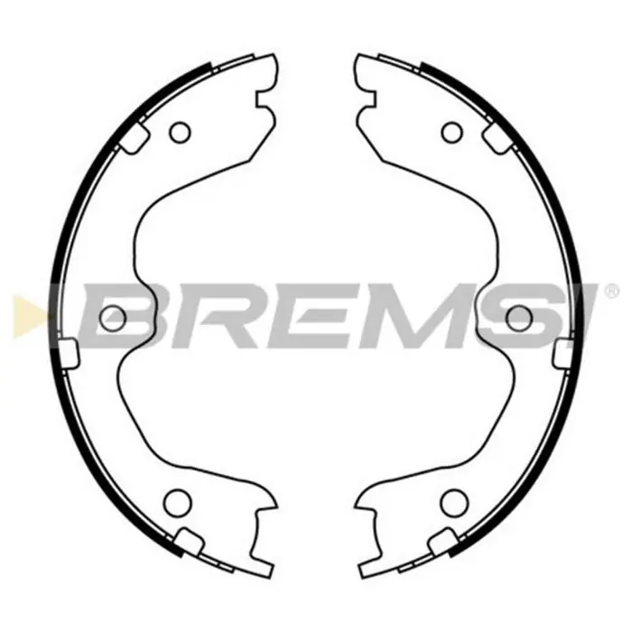 Ultimissimo Modello Kit Ganasce Freno Stazionamento Posteriore Nissan 350z Roadster (z33) Gf0869 44060-8j00a S.f. Bendix Bremsi
