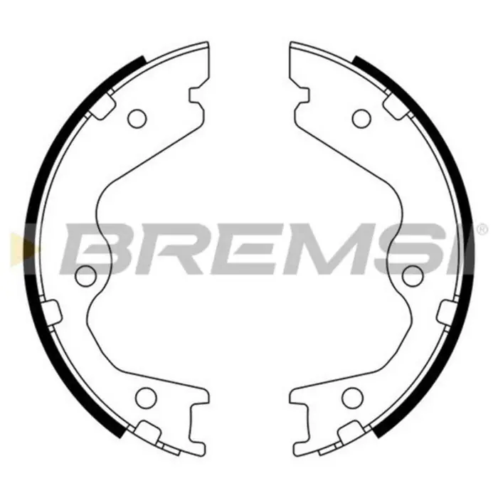 Kit Ganasce Freno Stazionamento Posteriore Nissan Infiniti Q45 Gf0874 S.f. Akebono Bremsi Offerta Limitata