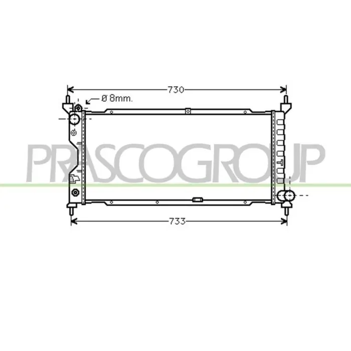 Miglior Prezzo Radiatore Per Opel/vauxhall Corsa B/combo Dal 1993 Al 1997
