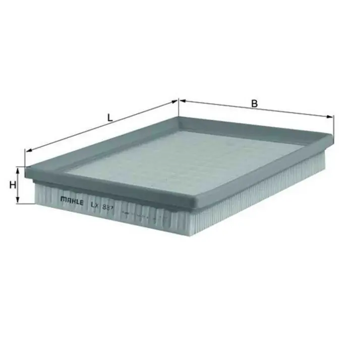 Ultime Pezzi Filtro aria LX 887 KNECHT per FIAT