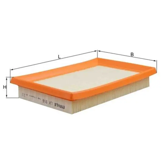 Filtro aria LX 916 KNECHT per FIAT DAIHATSU PIAGGIO Reso Gratuito