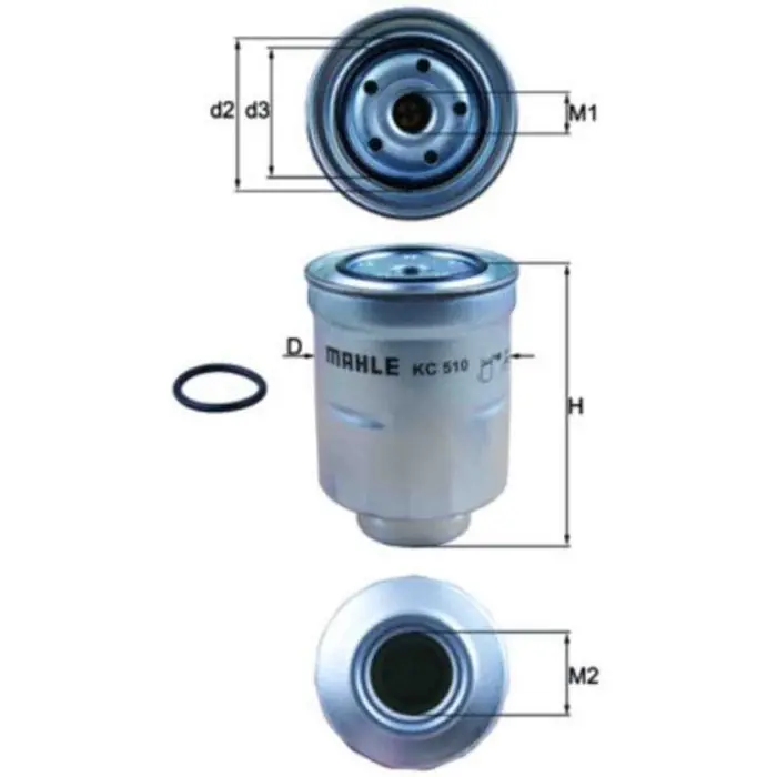 Compra Online Filtro carburante KC 510D KNECHT per PEUGEOT CITROEN TOYOTA MITSUBISHI SUBARU