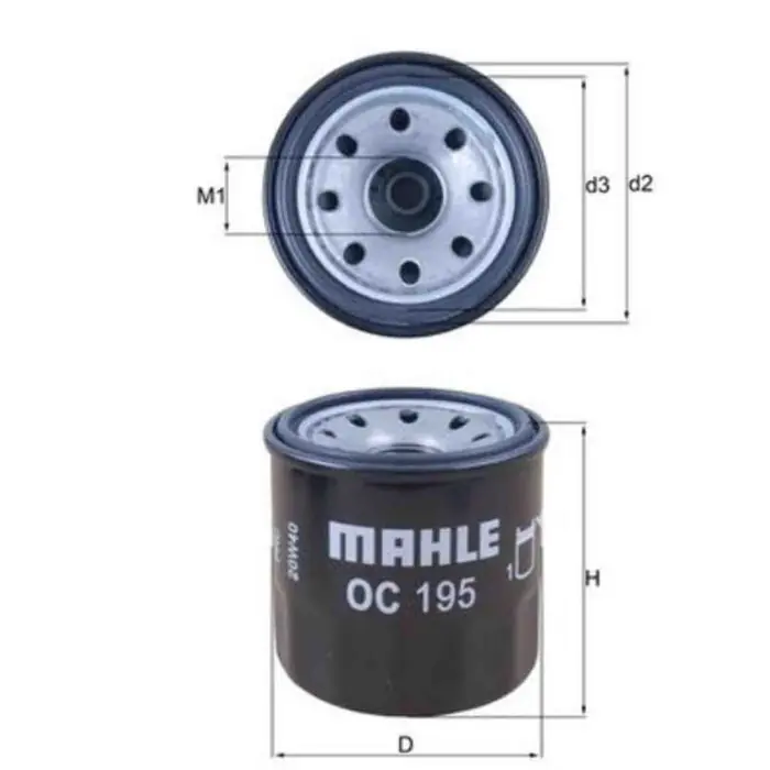 Filtro olio OC 195 KNECHT per FORD NISSAN SUZUKI HYUNDAI DACIA KIA MAZDA SUBARU Più Venduto