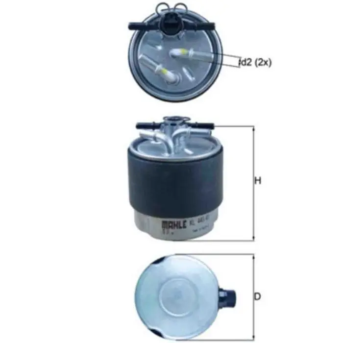 Filtro carburante KL 440/41 KNECHT per NISSAN Scelto Dai Clienti