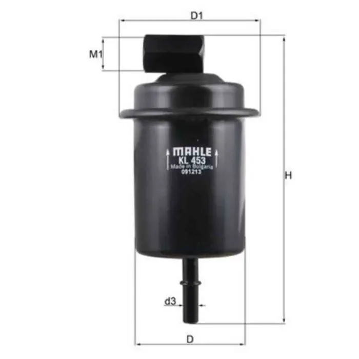 Nuovo Arrivo Filtro carburante KL 453 KNECHT per HYUNDAI