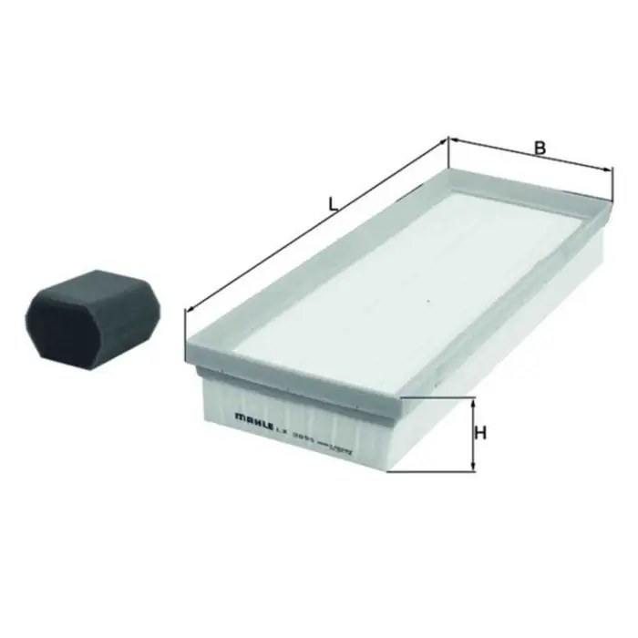 Filtro aria LX 3955 KIT KNECHT per PEUGEOT CITROEN TOYOTA OPEL FIAT JEEP DS Economico