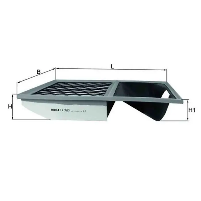 Filtro aria LX 3583 KNECHT per IVECO Consegna Rapida