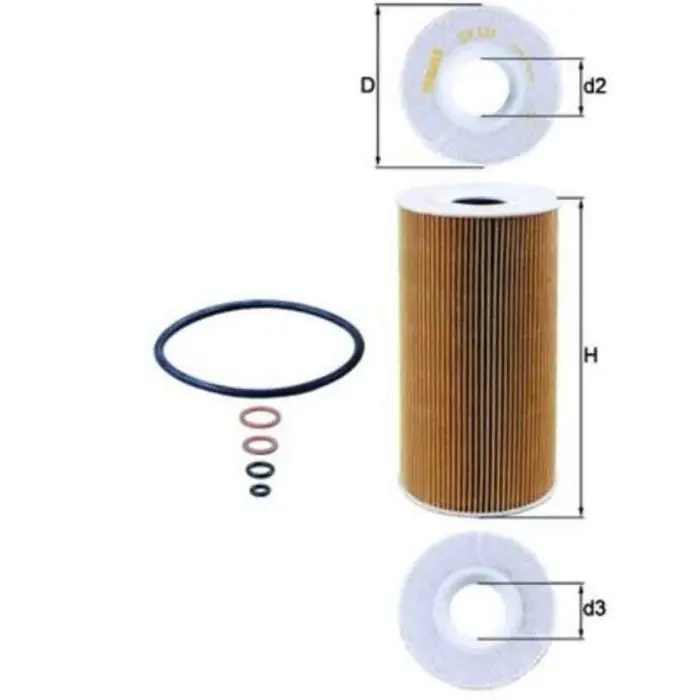 Filtro olio OX 126D KNECHT per BMW OPEL LAND ROVER Spedito Oggi