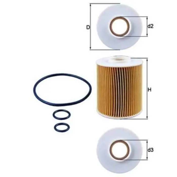 Filtro olio OX 163/4D KNECHT per OPEL HONDA Prezzo Basso