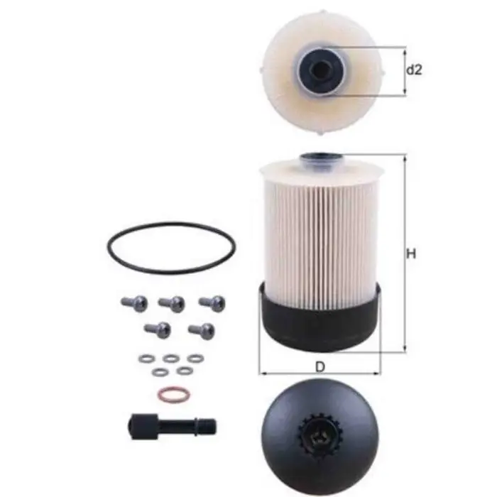 Novità Filtro carburante KX 338/22D KNECHT per RENAULT MERCEDES-BENZ OPEL FIAT NISSAN